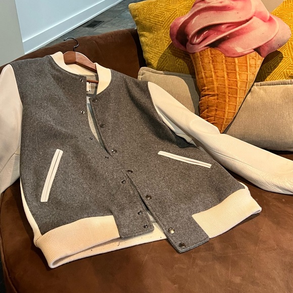 Reigning Champ leather Varsity Jacket - Picture 2 of 3